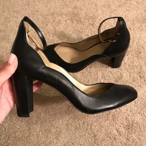 Ann Taylor Black heels, size 9